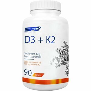 SFD Nutrition D3 + K2 podpora normálního stavu kostí a zubů 90 tbl obraz