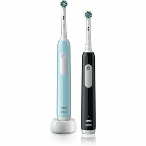 Oral B Pro Series 1 DUO elektrický zubní kartáček Blue & Black 2 ks obraz