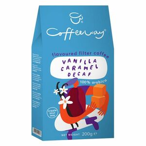 COFFEEWAY Vanilla caramel decaffeinated mletá káva 200 g obraz