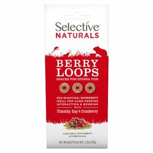 SUPREME Selective Naturals snack berry loops bojínek a brusinky 80 g obraz