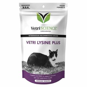 VETRISCIENCE Lysine Plus doplněk pro podporu imunity pro kočky 120 g obraz