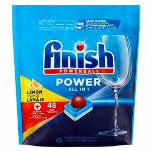 FINISH Power All in 1 Kapsle do myčky nádobí Lemon Sparkle 48 ks obraz