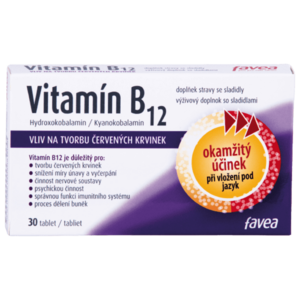 Favea Vitamín B12 30 tablet obraz