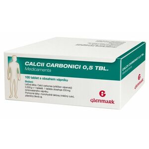 Glenmark Calcii Carbonici 0.5g MVM 100 tablet 100 ks obraz