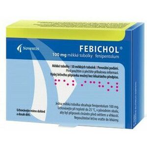 Febichol 100 mg 50 měkkých tobolek obraz