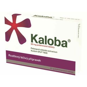 Kaloba 20 mg 21 tablet obraz
