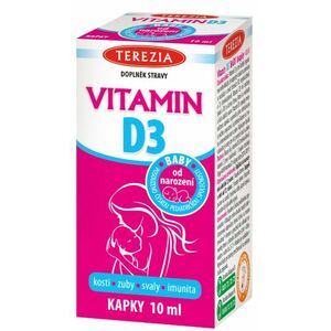 Terezia Vitamin D3 BABY od narození 400 IU kapky 10 ml obraz