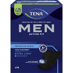Tena Men Protective Shield Extra light Inkontinenční vložka 14 ks obraz
