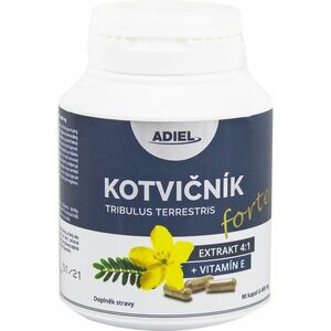 Adiel Kotvičník zemní FORTE s vitamínem E 90 kapslí obraz