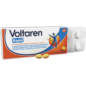 Voltaren Rapid 25 mg měkké tobolky proti bolesti 20 ks obraz
