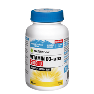 NatureVia Vitamin D3-Efekt 2000IU 90 tablet obraz
