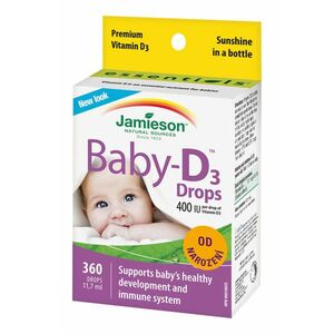Jamieson Baby-D3 Vitamín D3 400 IU kapky 11.7 ml obraz