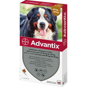Advantix pro psy 40-60 kg spot-on 6 ml obraz