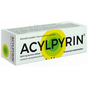 Acylpyrin 500mg 15 šumivých tablet obraz