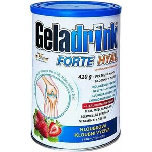 Geladrink FORTE HYAL práškový nápoj jahoda 420 g obraz