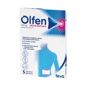 Olfen 140 mg léčivé náplasti 5 ks obraz