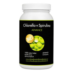 Advance Chlorella + Spirulina 1000 tablet obraz
