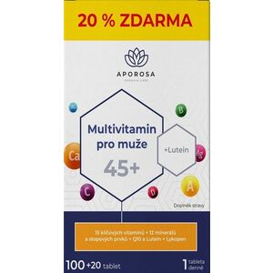 Aporosa Multivitamin pro muže 45+, 120 tablet obraz