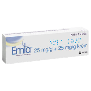 Emla 25 mg/g+25 mg/g krém 30 g obraz