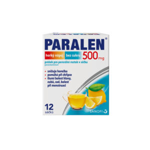 Paralen ® Horký nápoj bez cukru citrón sáčky 12 ks obraz