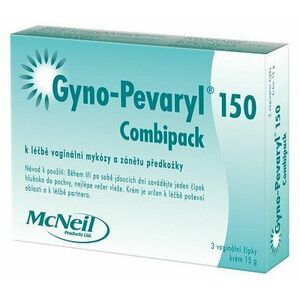 Gyno-pevaryl 150 mg, vaginální čípky 3 ks + krém 15 g 4 ks obraz