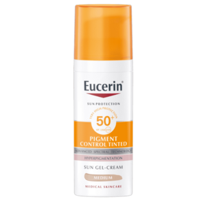 Eucerin SUN Pigment Control Tinted SPF50+ středně tmavá 50 ml obraz