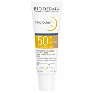 Bioderma Photoderm M tmavý SPF50+ vysoce krycí tónovaný krém proti návratu pigmentových skvrn 40 ml obraz