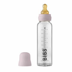 BIBS Baby Bottle skleněná láhev Dusky Lilac 225ml obraz