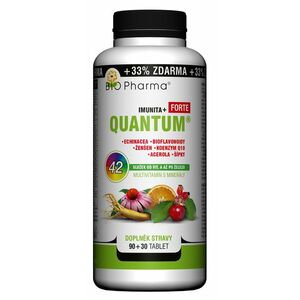 Bio Pharma QUANTUM Imunita+ Forte 42 složek 90+30 tablet 120 ks obraz