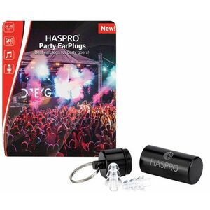 Haspro Party špunty do uší k poslechu hudby 1 pár 2 ks obraz
