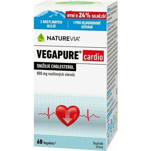 NatureVia Vegapure cardio 800 mg 60 kapslí obraz