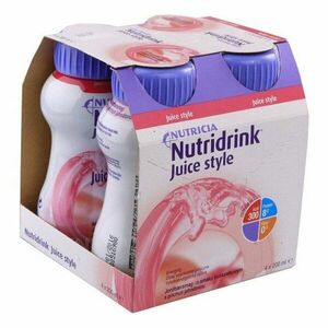 Nutridrink Juice Style s jahodovou příchutí 4 x 200 ml obraz