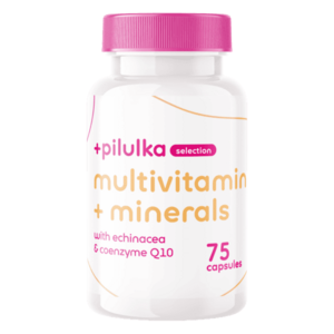 Pilulka Selection Multivitamin s minerály s Echinaceou + Koenzym Q10 75 kapslí obraz