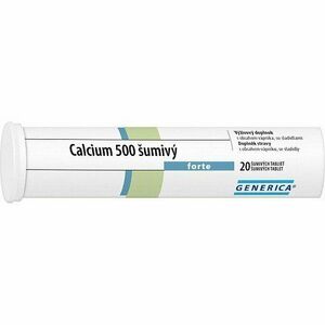 Generica Calcium 500 forte 20 ks obraz