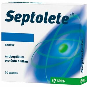 Septolete Menthol antiseptikum pro ústa a hltan 1 mg 30 pastilek obraz
