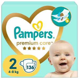 Pampers Premium Care plenky vel. 2, 4-8 kg, 136 ks obraz