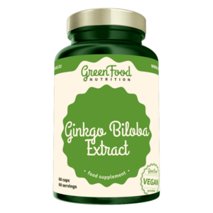 GreenFood Nutrition Ginkgo Biloba extract 60 kapslí obraz