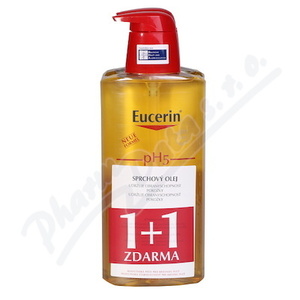 Eucerin pH5 Relipidační sprchový olej 2 x 400 ml obraz