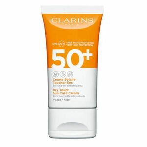 Clarins Zmatňující pleťový krém na opalování SPF 50+ (Dry Touch Sun Care Cream) 50 ml obraz