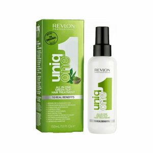 Revlon Professional Bezoplachová péče ve spreji se zeleným čajem Uniq One Green Tea (All In One Hair Treatment) 150 ml obraz