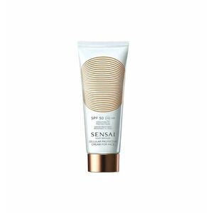 Sensai Ochranný krém na obličej SPF 50+ Silky Bronze (Cream for Face) 50 ml obraz