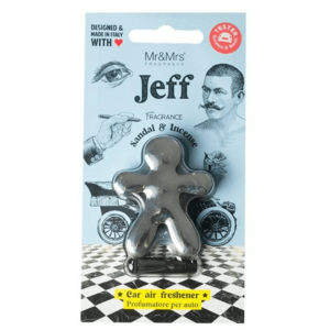 Mr&Mrs Fragrance Jeff Chrome Sandal & Incense - vůně do auta obraz