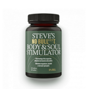 Steve´s Stevovy pilulky na stimulaci těla a mysli No Bull***t (Body & Soul Stimulator) 60 ks obraz