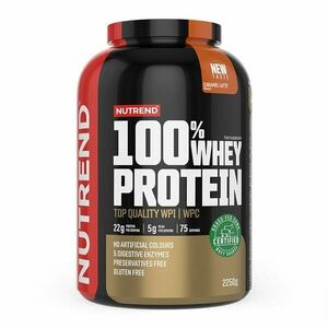 100% Whey Protein - Nutrend 2250 g Chocolate+Cocoa obraz