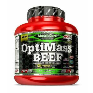 OptiMass Beef Anabolic Gainer - Amix 2500 g Delicate Forest Fruits obraz