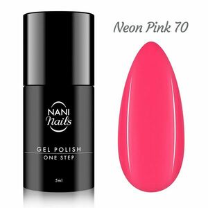 NANI gel lak One Step 5 ml - Neon Pink obraz