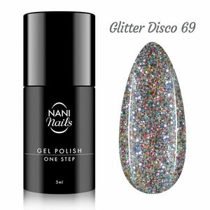 NANI gel lak One Step 5 ml - Glitter Disco obraz