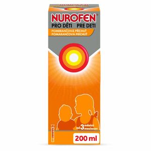 NUROFEN Pro děti pomeranč suspenze 20 mg/ml 200 ml obraz