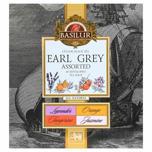 BASILUR Earl Grey Assorted černý čaj 40 sáčků obraz