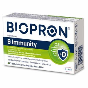 BIOPRON 9 Immunity s vitaminem D3 30 tobolek obraz